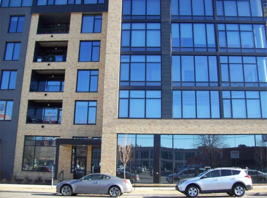 Commercial building with glass facade appraisal in Minneapolis